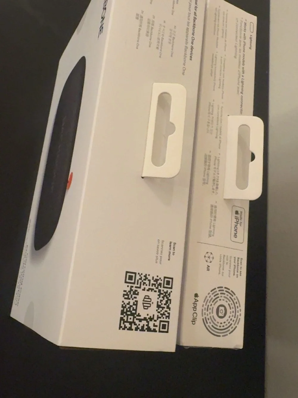 Backbone One lightning gaming controller with case